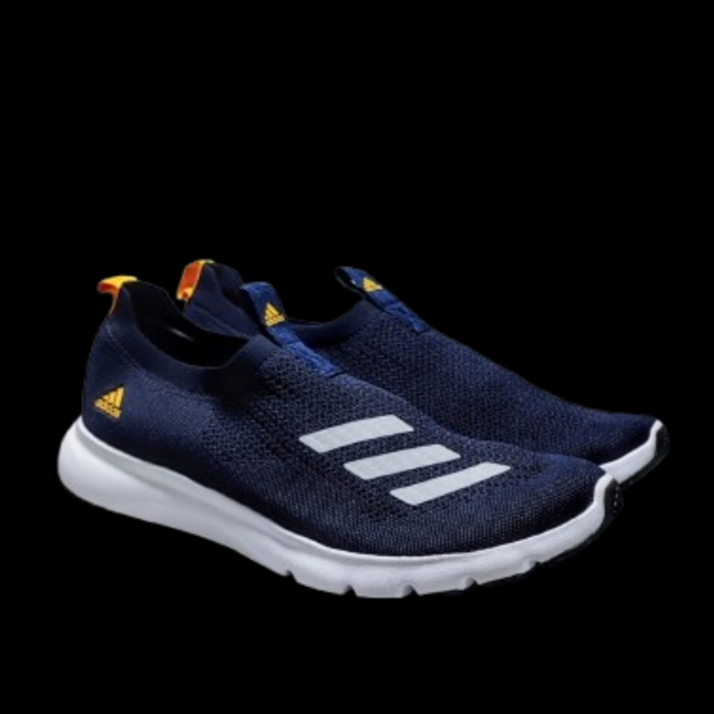Adidas WalkWagon Slip-On Walking Mens Size 11.5 Navy Blue White Gold
